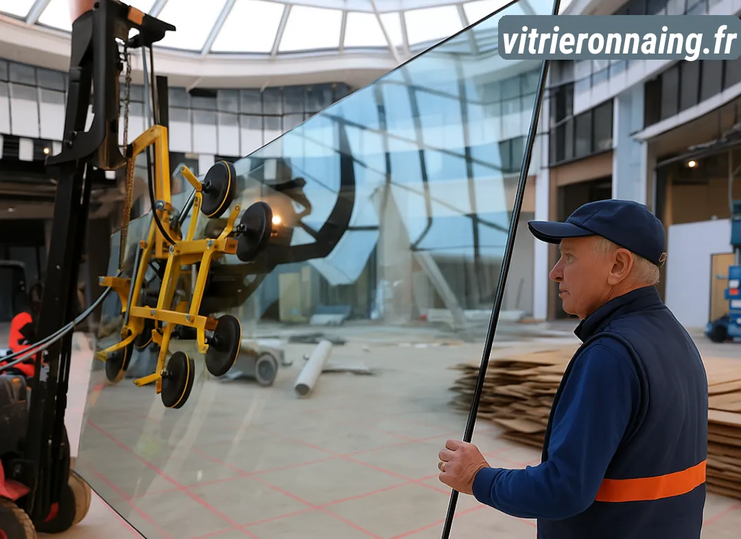Remplacement de vitrine magasin Onnaing